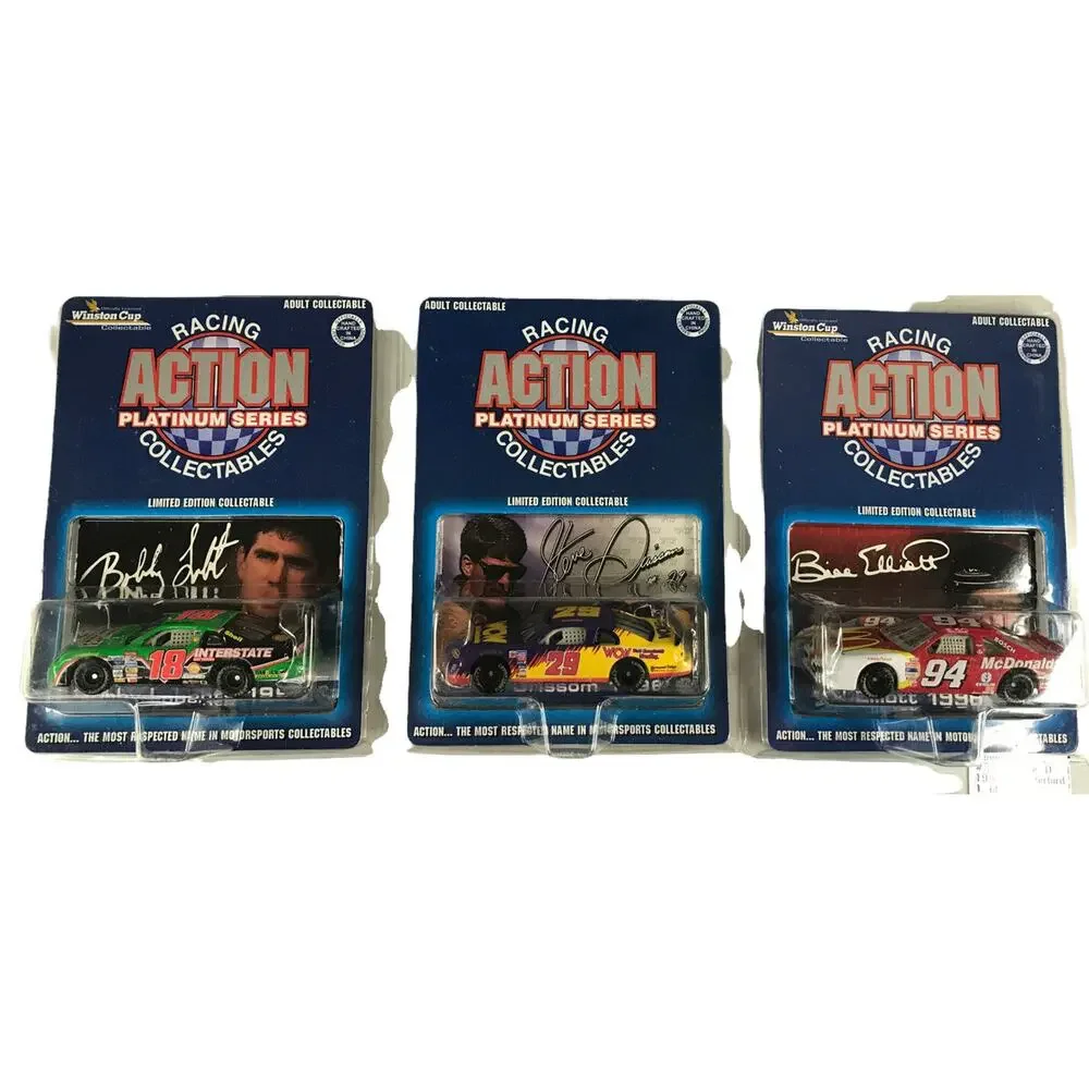 Lot of 9 Limited Edition Action Platinum Series Racing Collectables Cars New